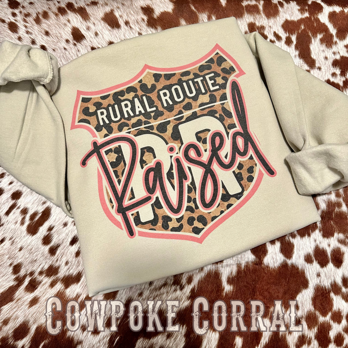 Rural Route Raised - Crewneck Sweatshirt